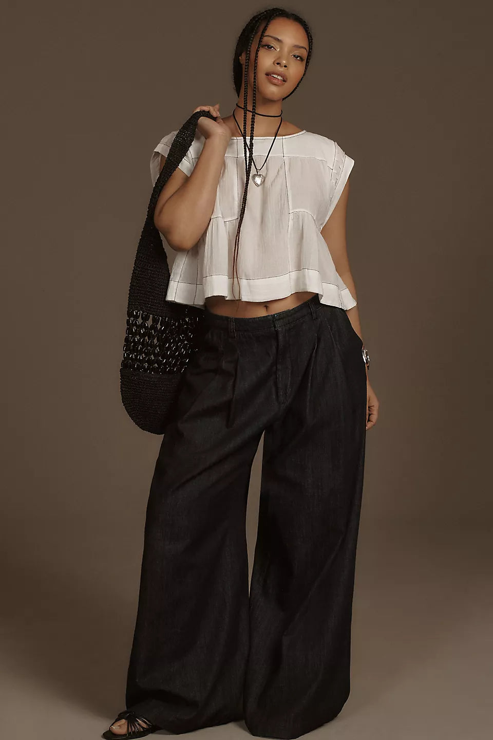 Anthropologie Cotton Babydoll Top (3X)