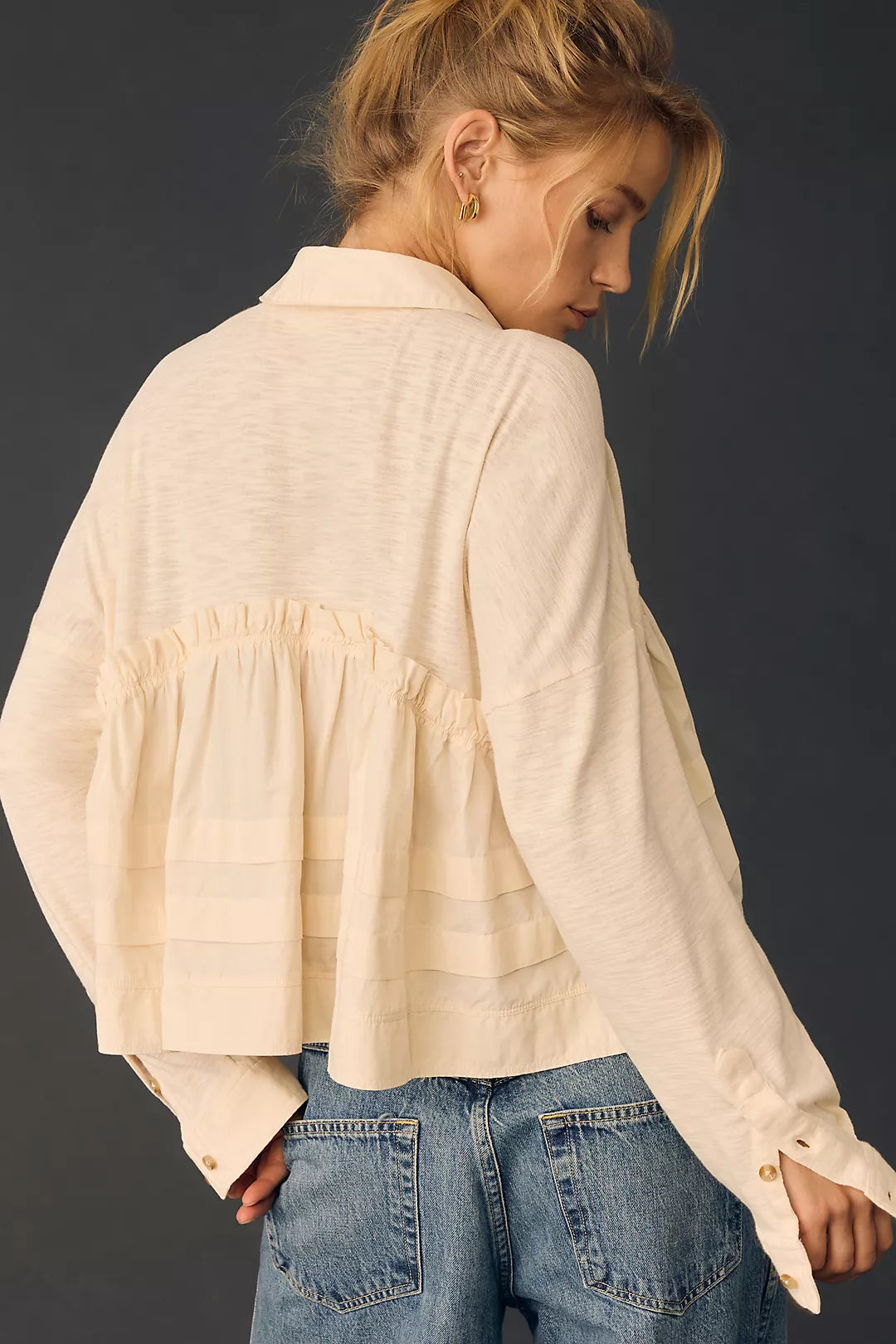 Anthropologie Babydoll Top (XXS)