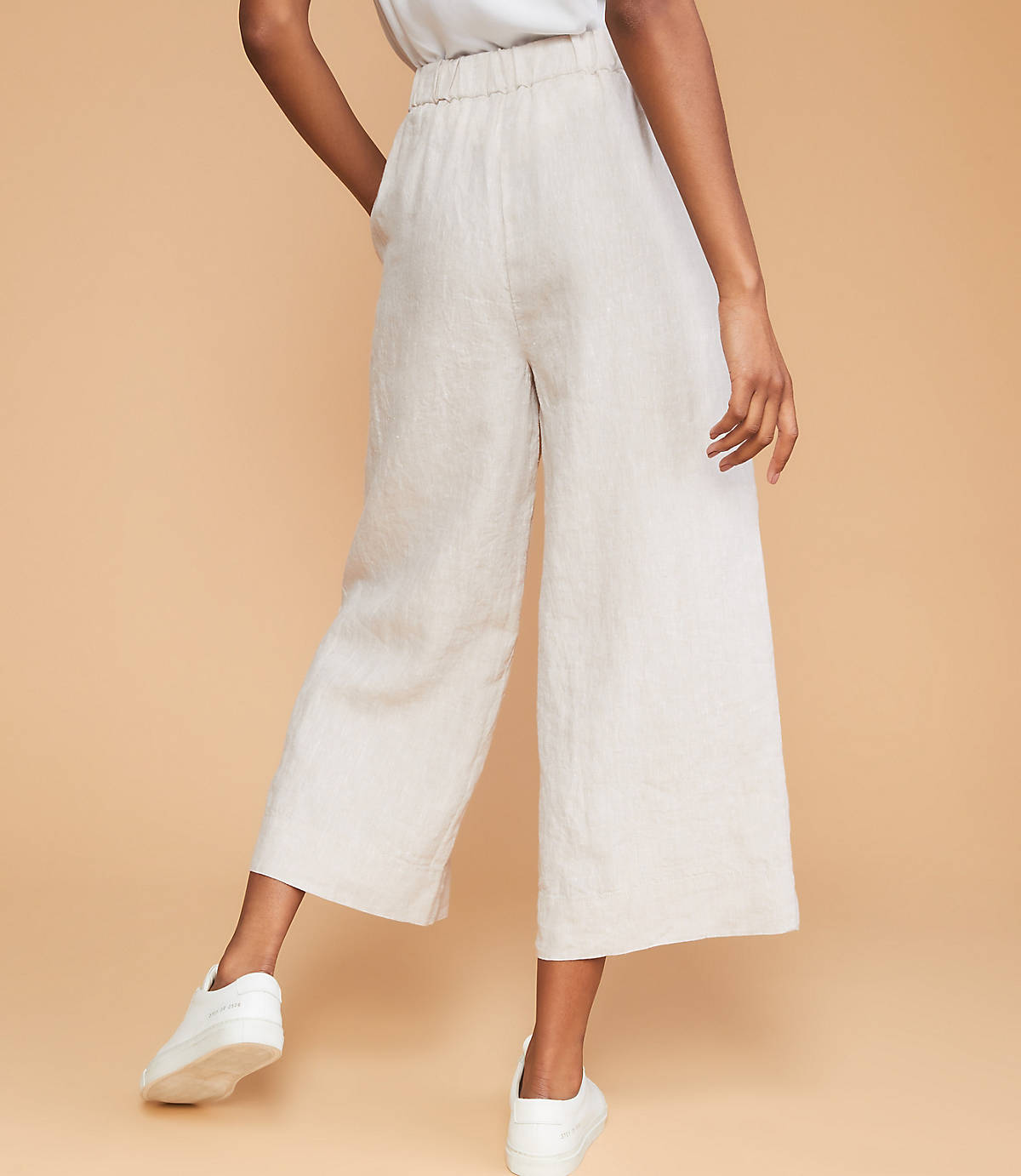 Lou & Grey Linen Wide Leg Pants (S)