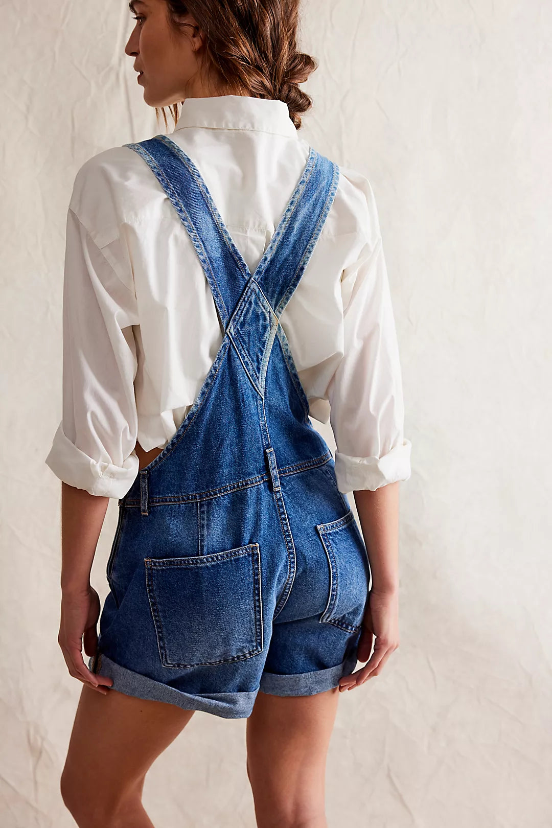 Free People Ziggy Denim Shortalls (S)