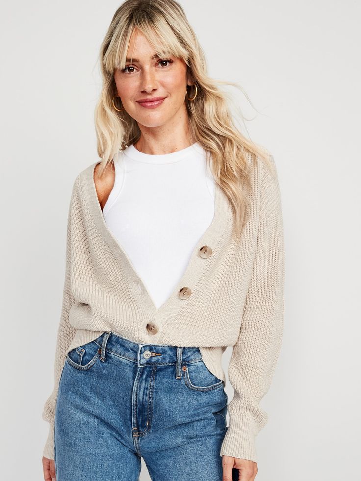 Oat Cotton Linen Sweater (L)