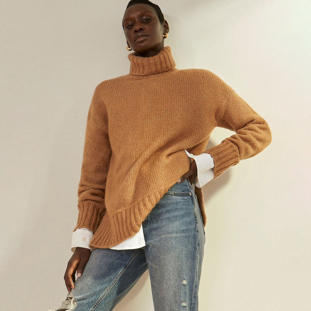 Everlane Wool Turtleneck Sweater (XL)