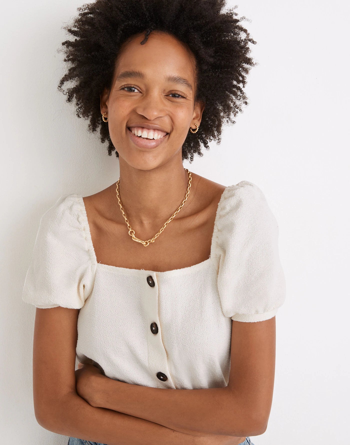 Madewell Square Neck Top (S)
