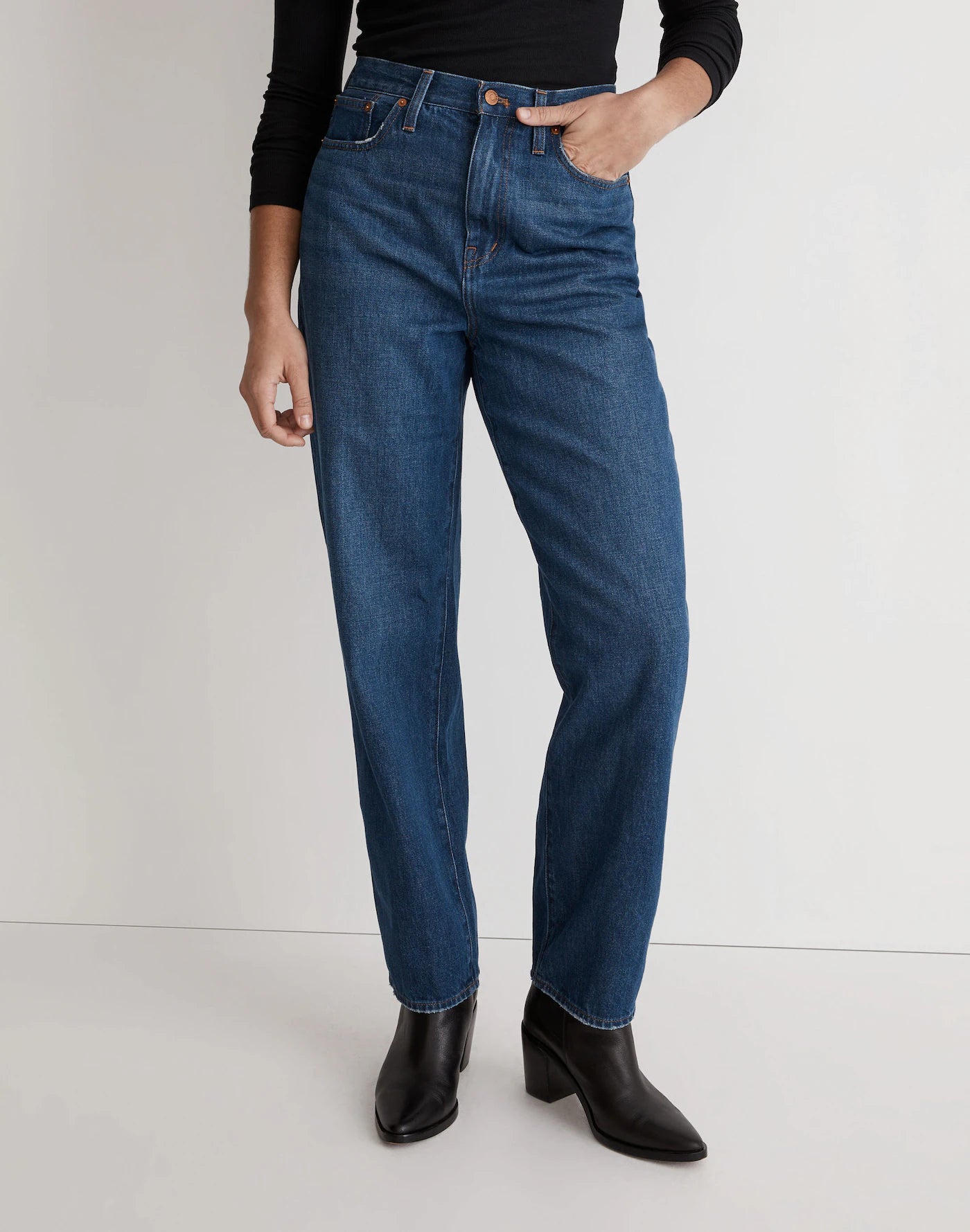 Madewell Baggy Straight Jeans (26)