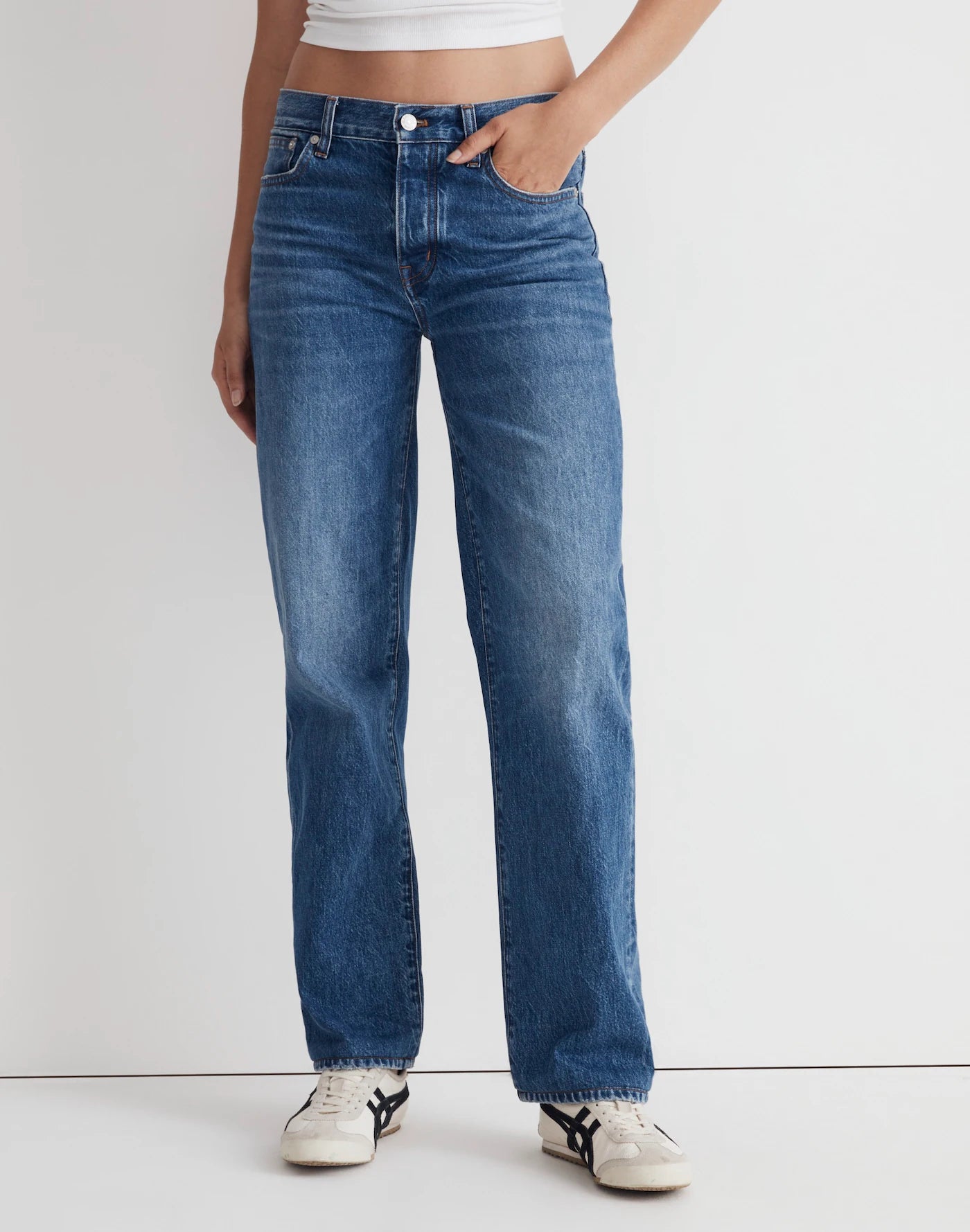 Madewell Low Slung Straight Jeans (29)