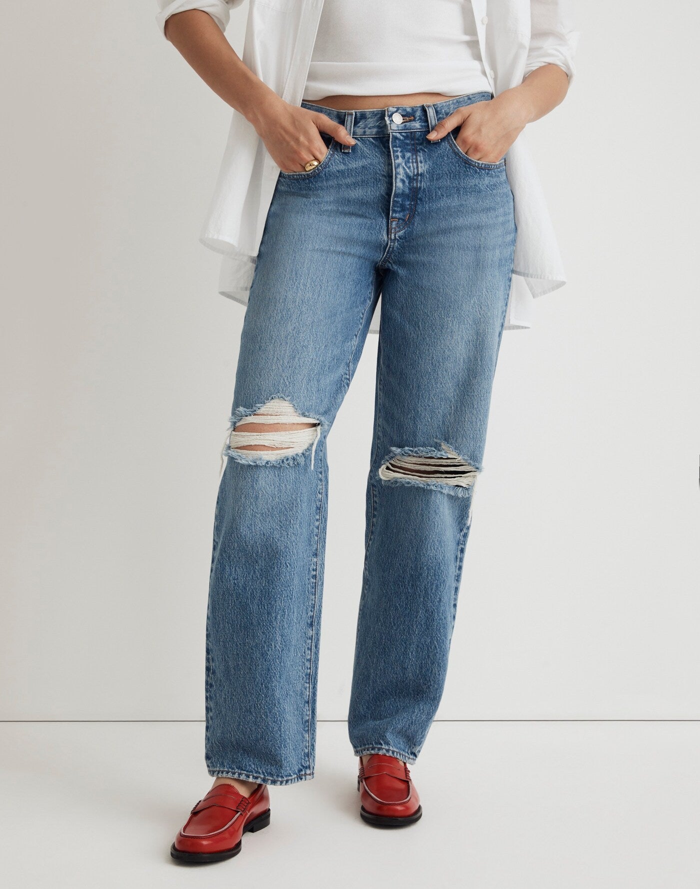 Madewell Relaxed Straight Jeans (29)