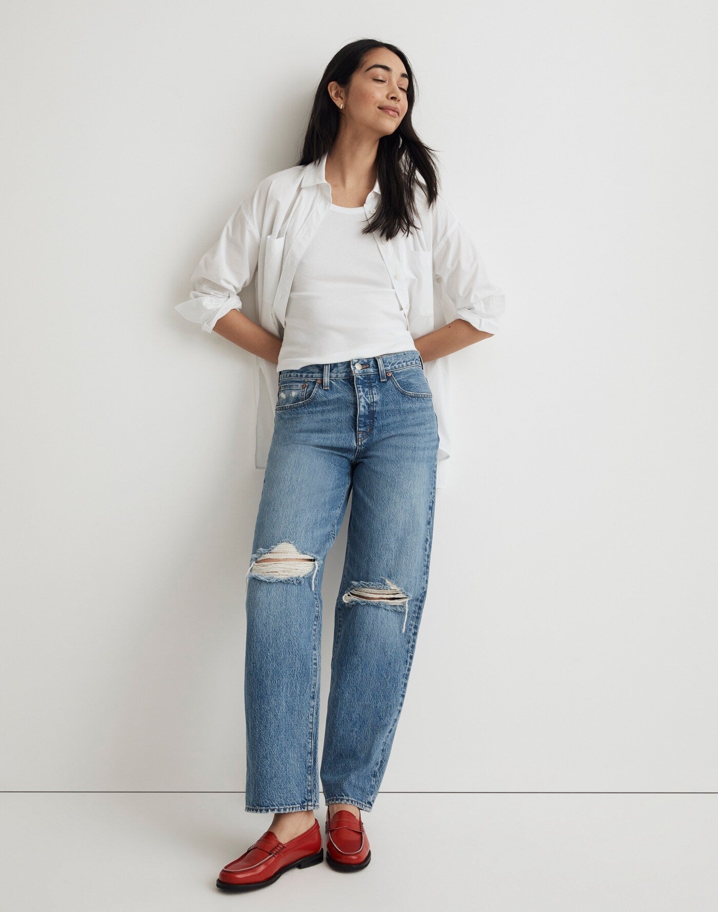 Madewell Relaxed Straight Jeans (29)