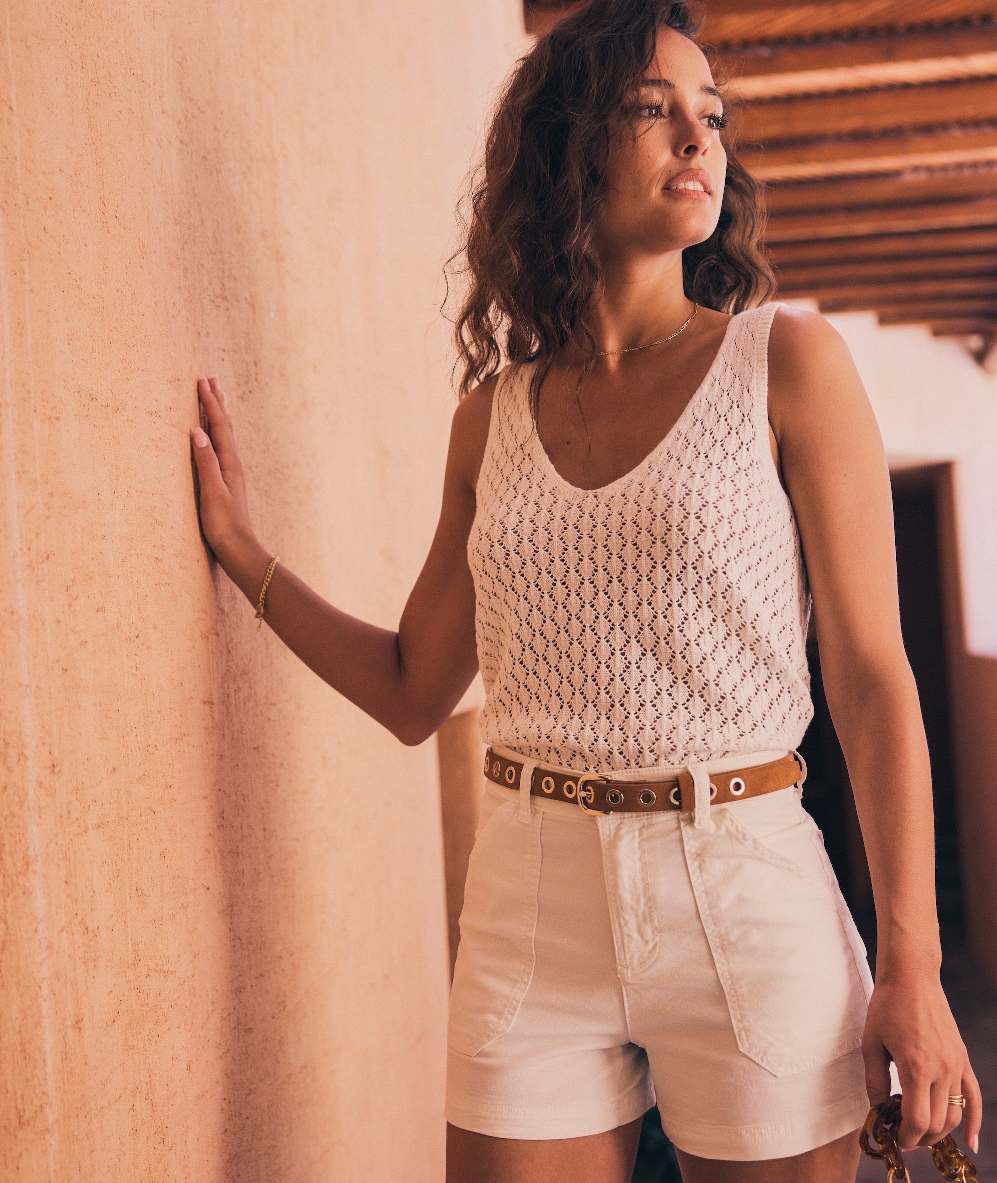 NEW Marine Layer Crochet Tank (M)
