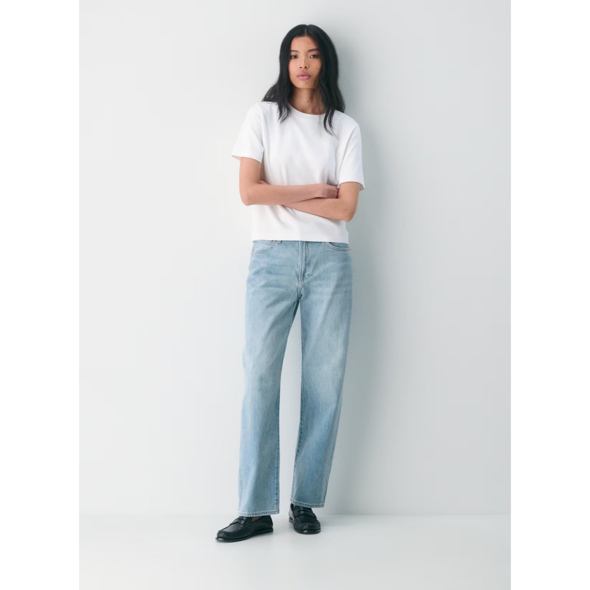 Denim Forum High Rise Baggy Jeans (25)