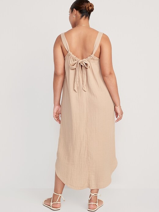 Cotton Gauze Maxi Dress (M)
