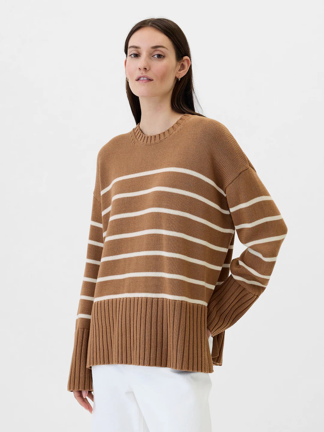 Gap Brown Striped Sweater (M)