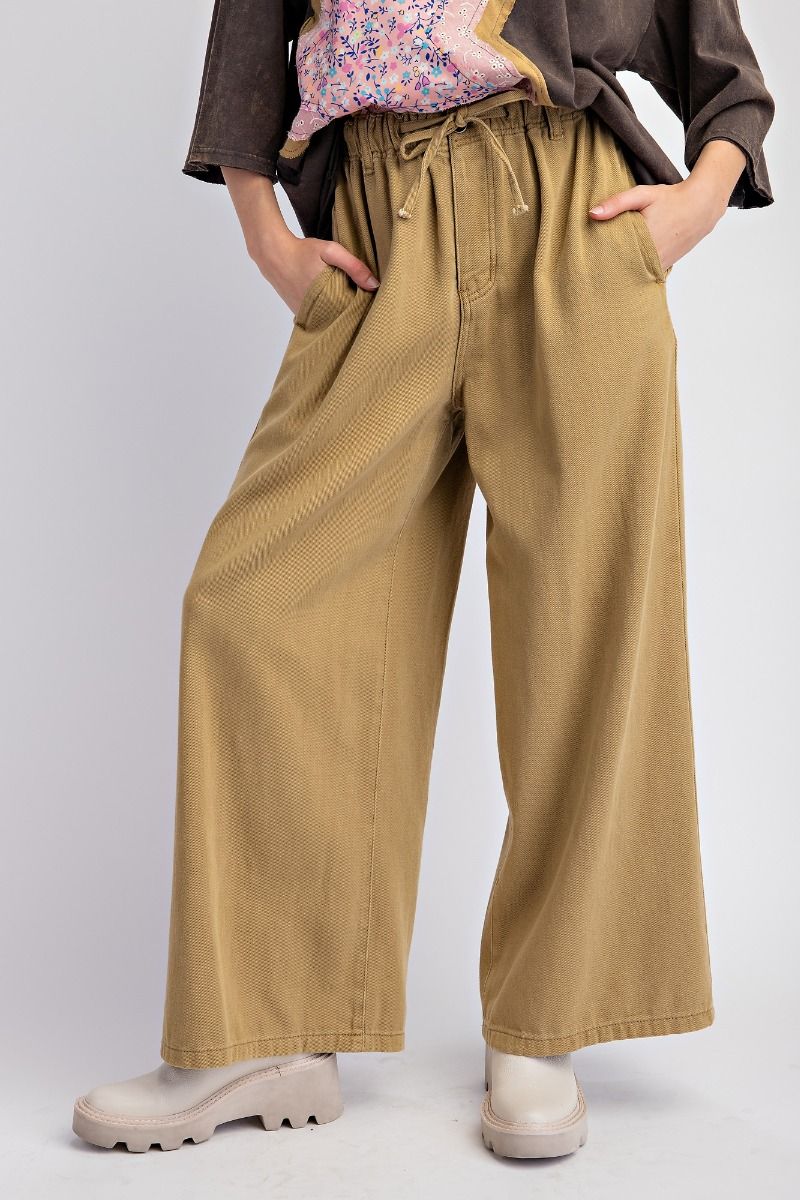 Easel Wide Leg Pants (M)