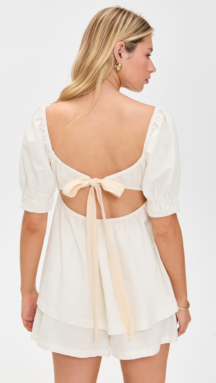 Free People Cotton Babydoll Top (XL)