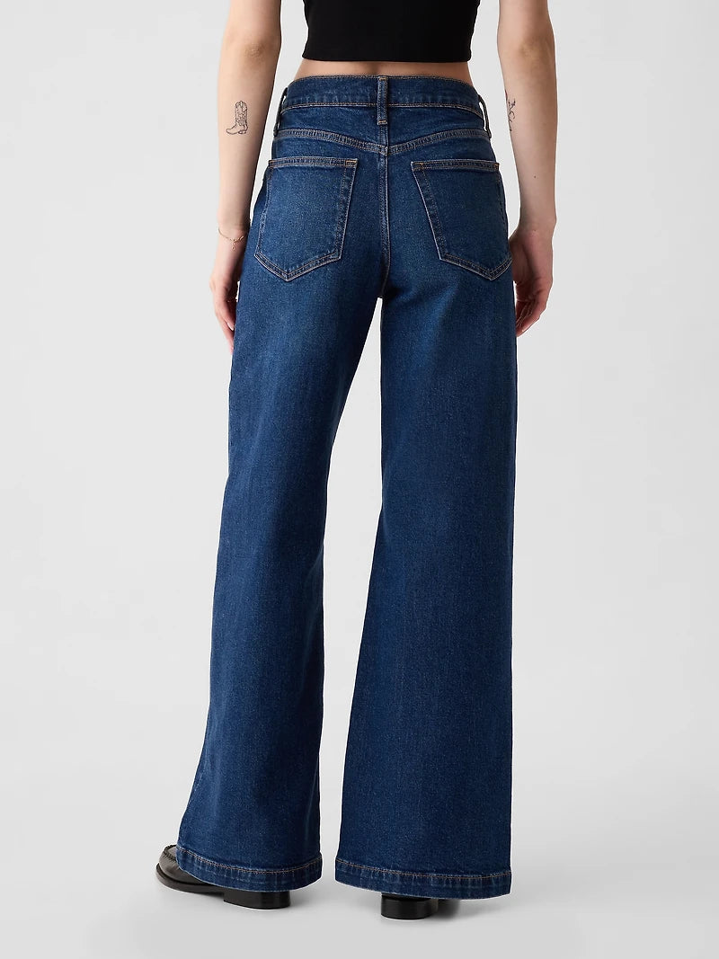 Gap Relaxed Wide Leg Jeans (29/8 tall)