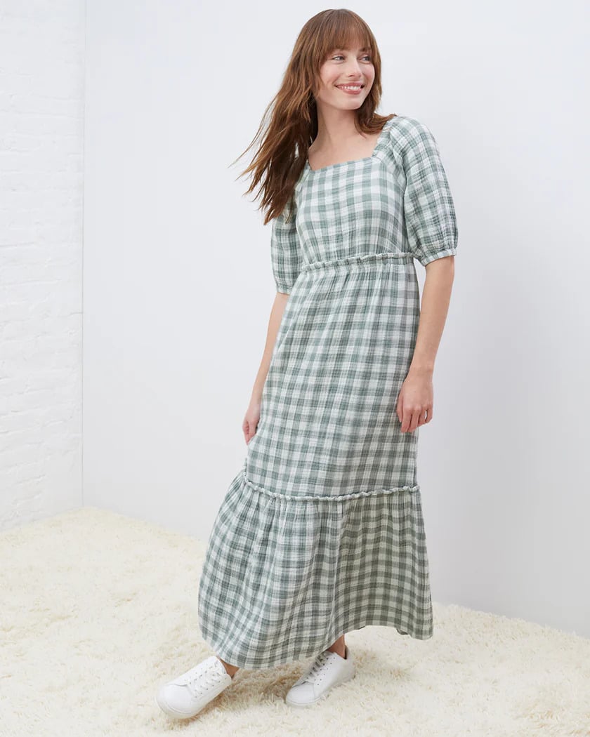 Upwest Gingham Maxi Dress (M)