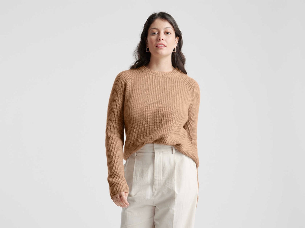 Quince Crewneck Cashmere Sweater (S)