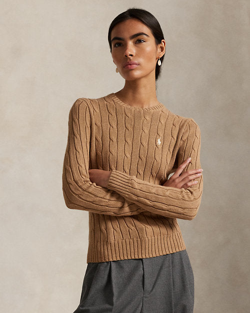 Polo Ralph Lauren Cable Knit Cotton Sweater (M)