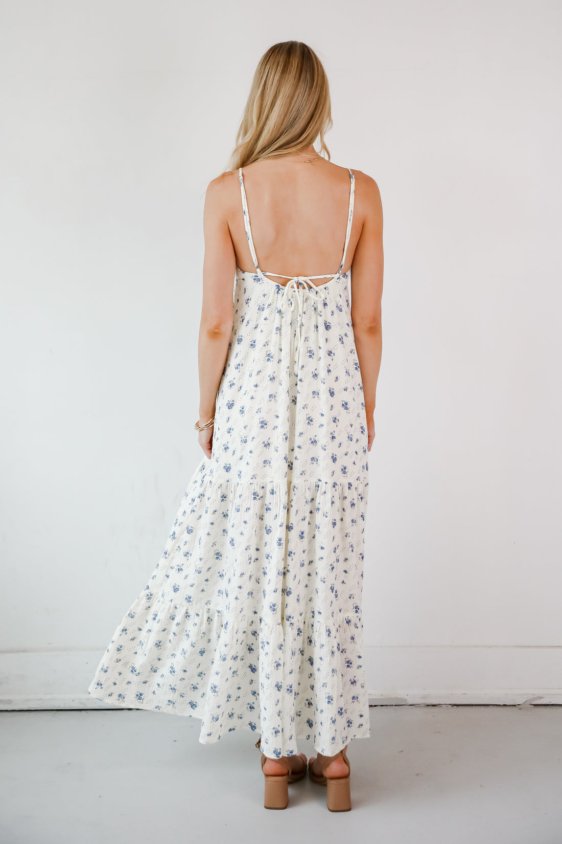 Carly Jean Floral Maxi Dress (M)