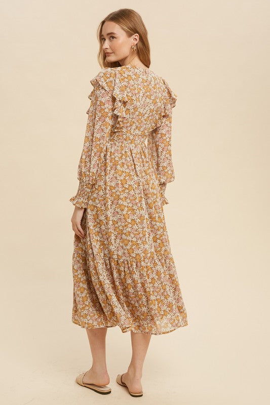 NEW Shop Stevie Floral Midi Dress (L)