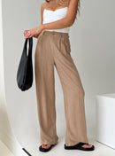 Princess Polly Linen Blend Wide Leg Pants (6)