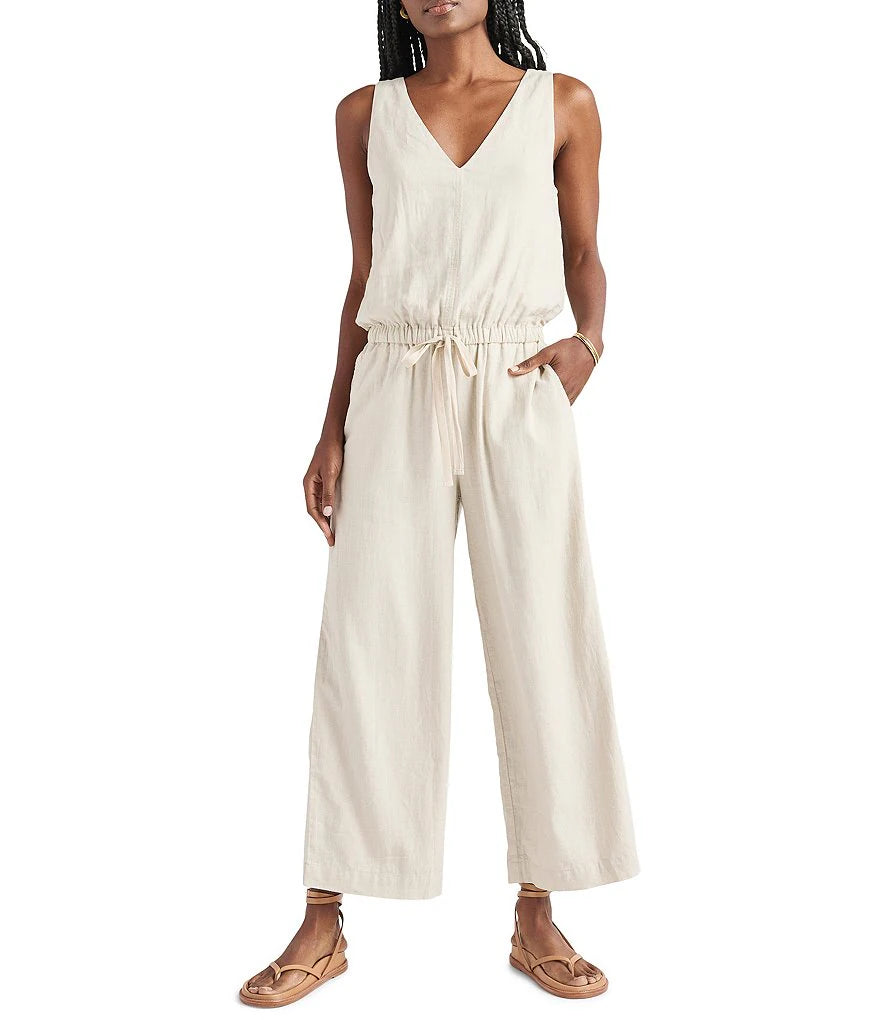 Splendid Wide Leg Linen Jumpsuit (M)