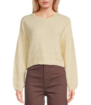 Billabong Cream Ribbed Sweater (L)