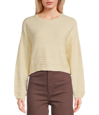 Billabong Cream Ribbed Sweater (L)