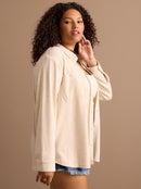 Arula Lightweight Fleece Shacket (3X)