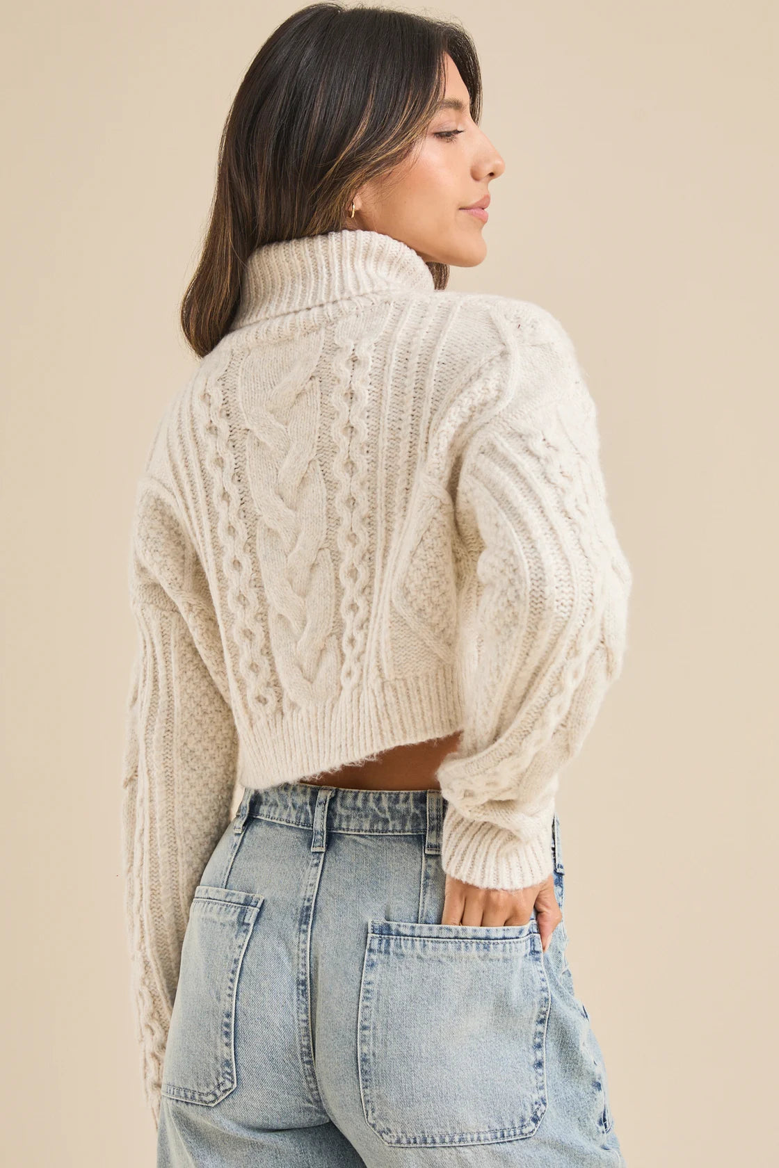 Altar'd State Cable Knit Sweater (XL)