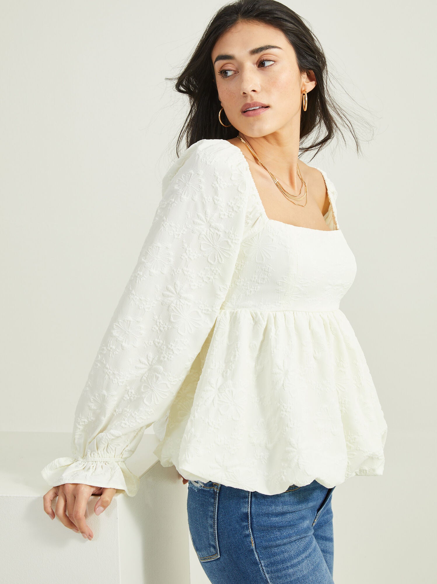 NEW Altar'd State Babydoll Top (L)