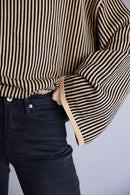 NEW Elan Striped Turtleneck Sweater (S)
