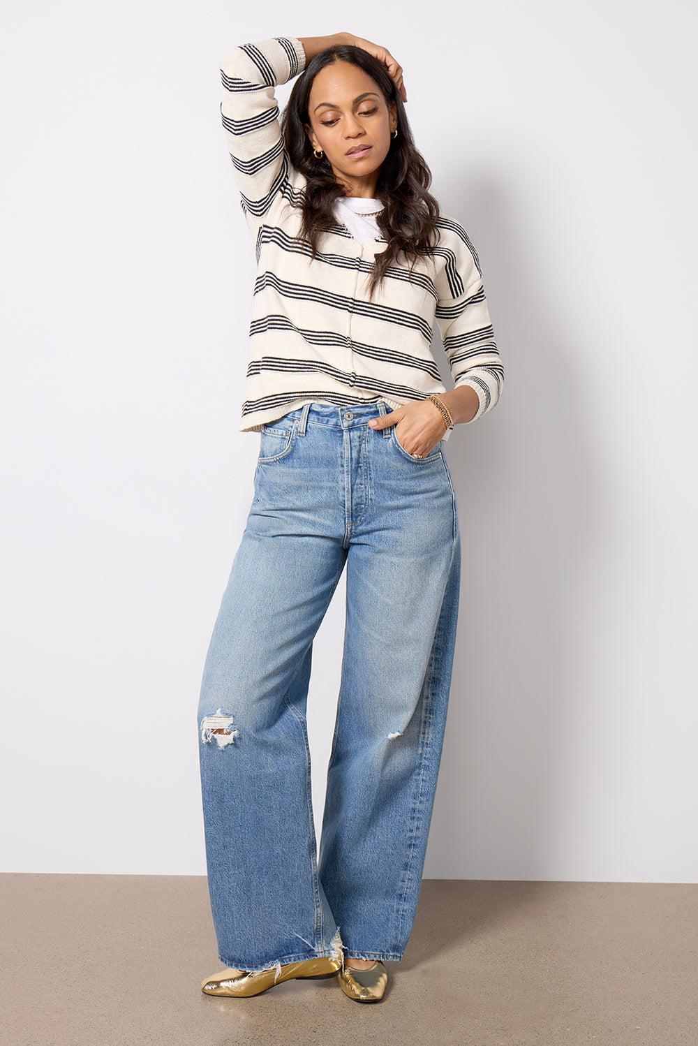 Citizens Of Humanity Baggy Wide Leg Jeans (29)