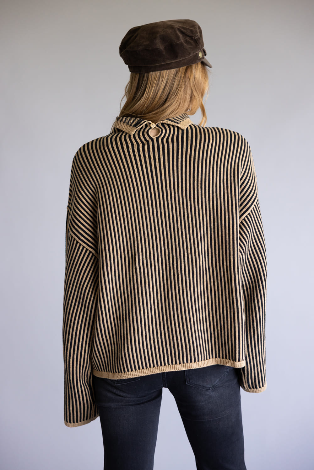 NEW Elan Striped Turtleneck Sweater (S)