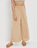 Smocked Wide Leg Pants (S/M)