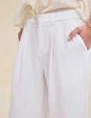 Aerie Wide Leg Gauze Pants (L)