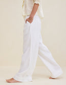 Aerie Wide Leg Gauze Pants (L)
