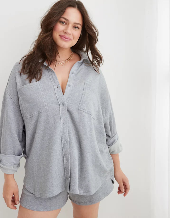 NEW Aerie Oversized Shirt Jacket (M)