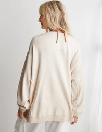 Aerie Slouchy V Neck Sweatshirt (L)