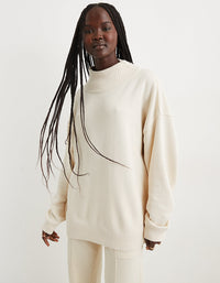 Aerie Oat Mockneck Sweatshirt (S)