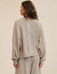 Aerie Taupe Fleece Cardigan (XXL)