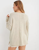 Aerie Oat Textured Sweater (M)