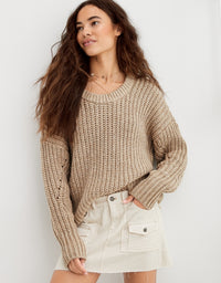 Aerie Chunky Oversized Sweater (M)