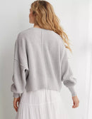 Aerie Ribbed Knit Cotton Sweater (L)