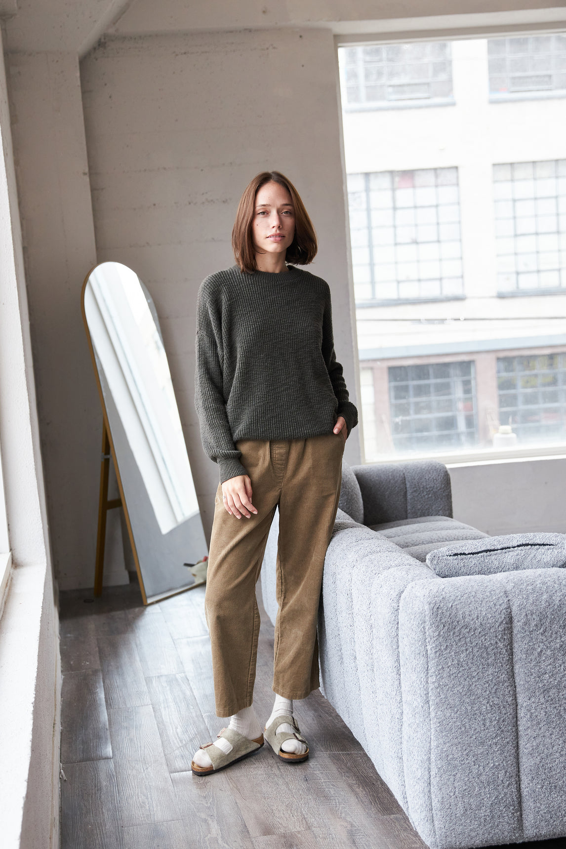It Is Well LA Corduroy Straight Pants (L)