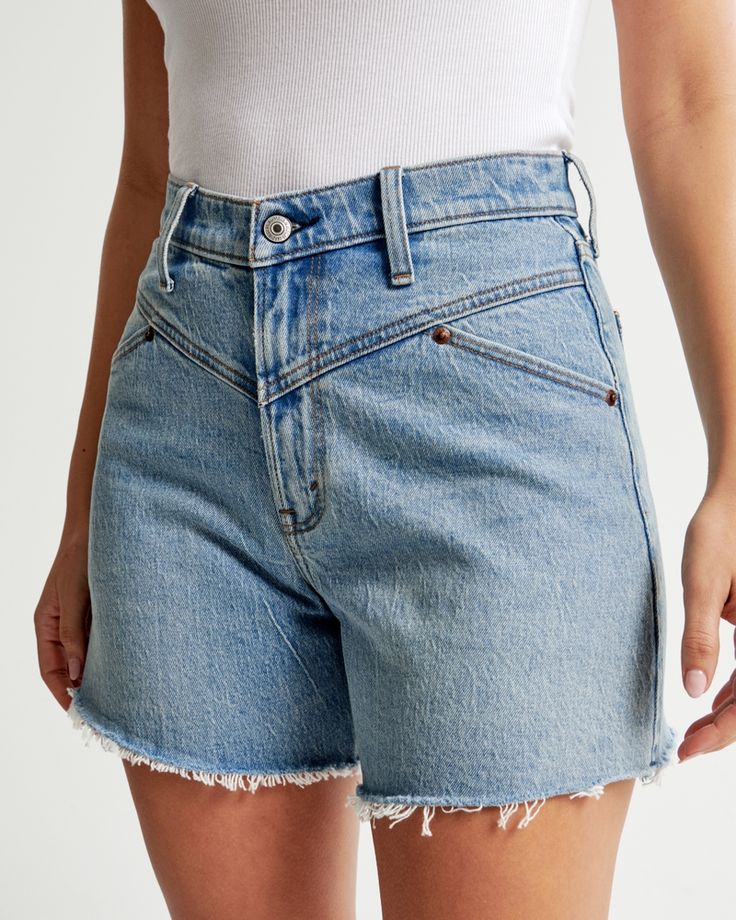 Abercrombie Denim Dad Shorts (34/18)