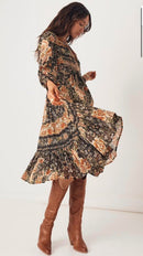 Spell & The Gypsy Floral Midi Dress (L)