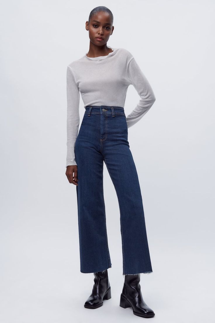 Zara Wide Leg Jeans (2)