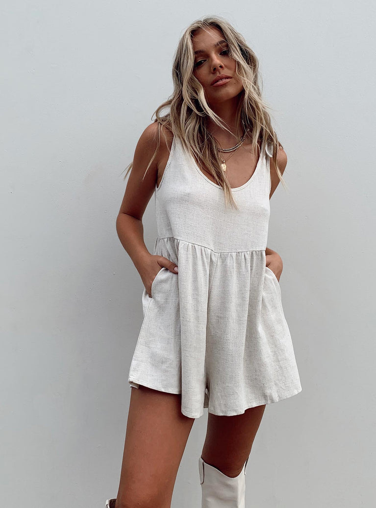 Princess Polly Linen Cotton Romper (8)