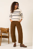 Z Supply Fairisle Crewneck Sweater (M)