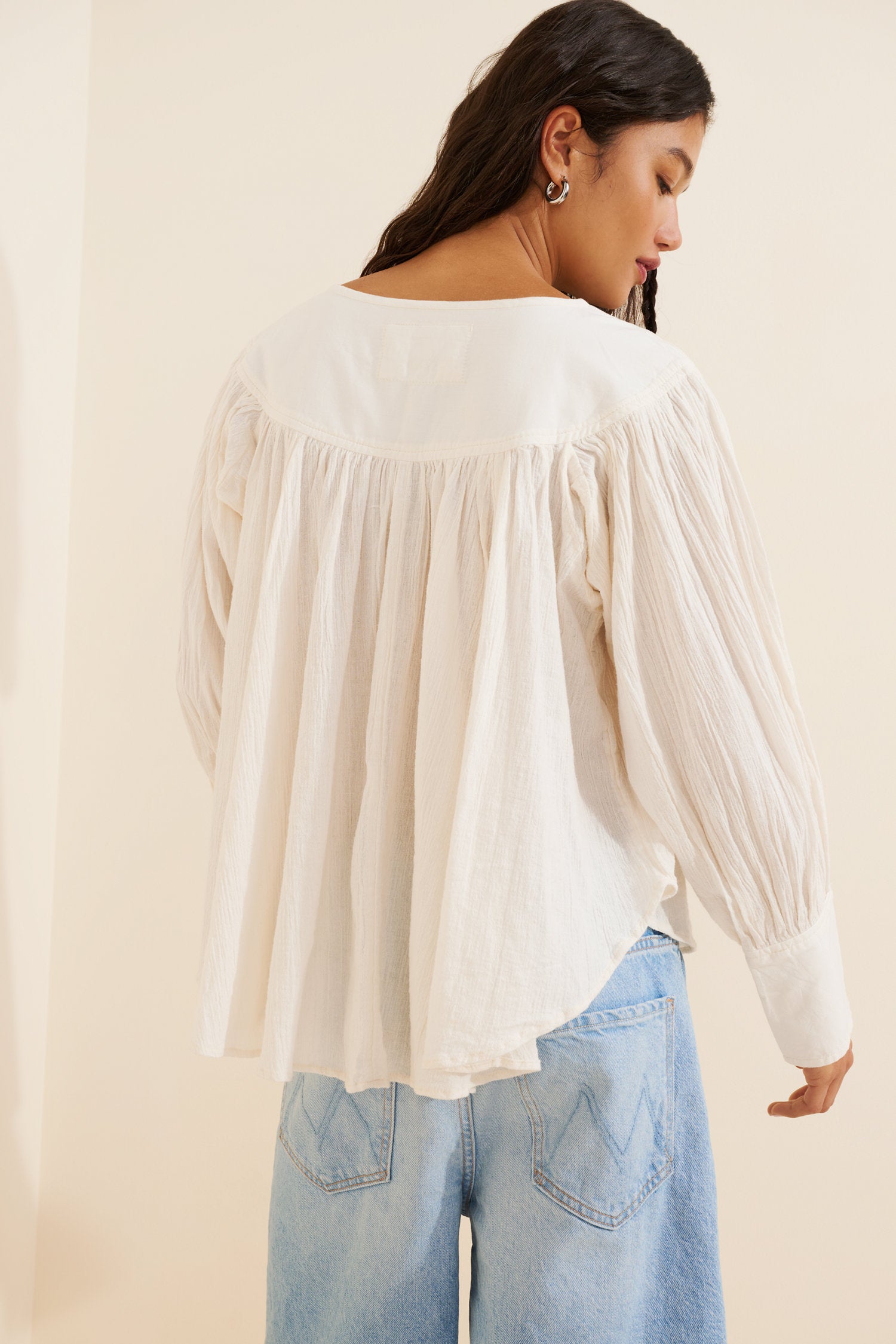 Free People Puff Sleeve Top (XS)